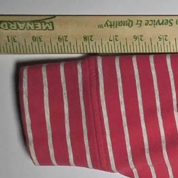 L.L. Bean Womens Red and Gray Striped Long Sleeve Pullover Size 3X Regular - Picture 5 of 11